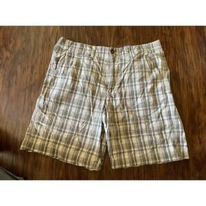 Vintage Merona mens 38 plaid shorts